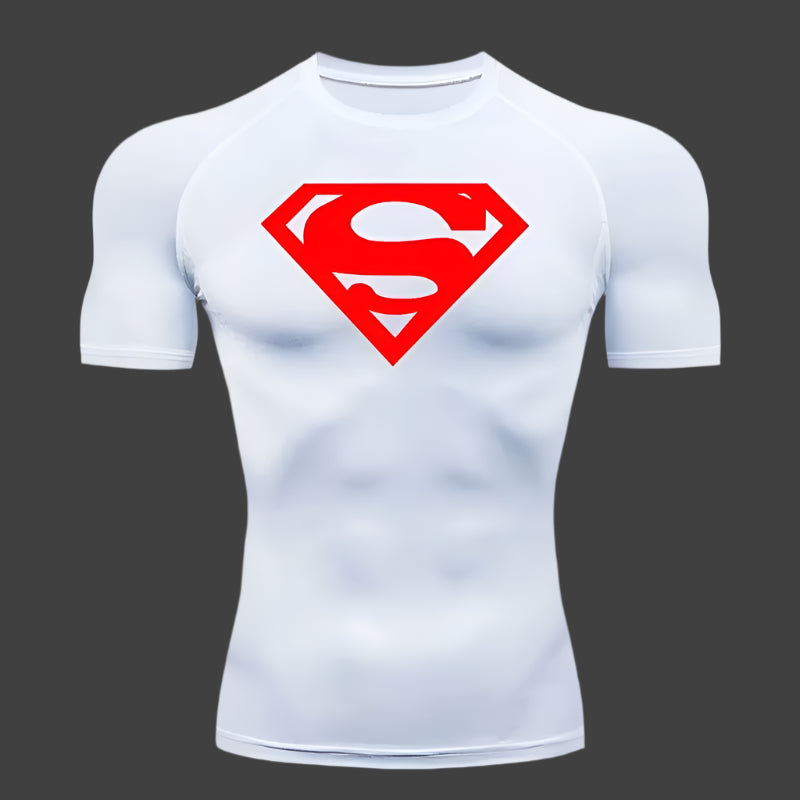 "SuperMan" Short Sleeve Compression Shirt