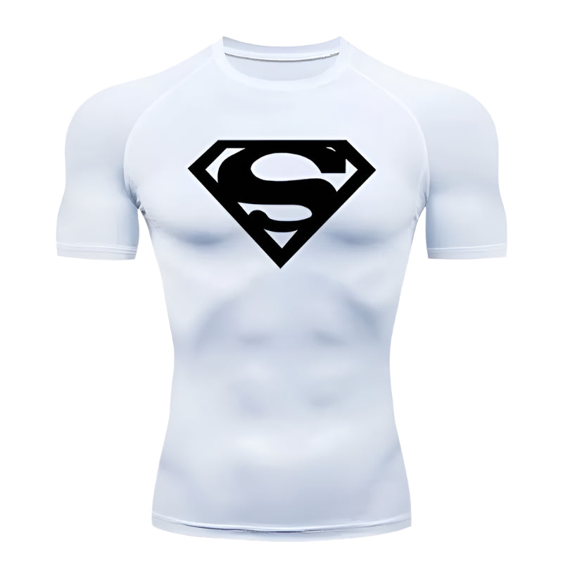 "SuperMan" Short Sleeve Compression Shirt
