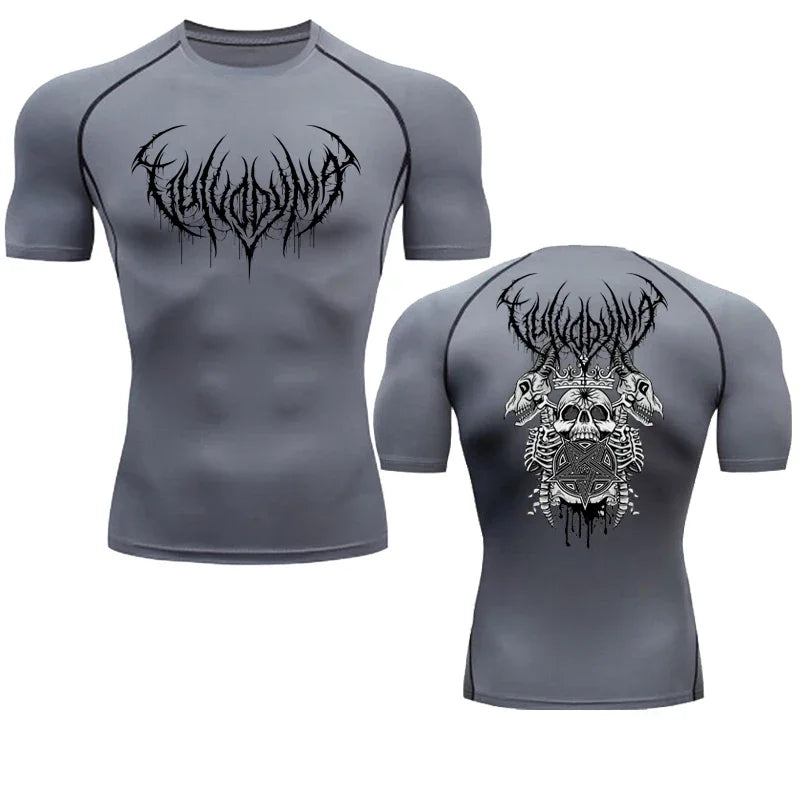 "Skull Crusher" Short Sleeve Compression Shirt