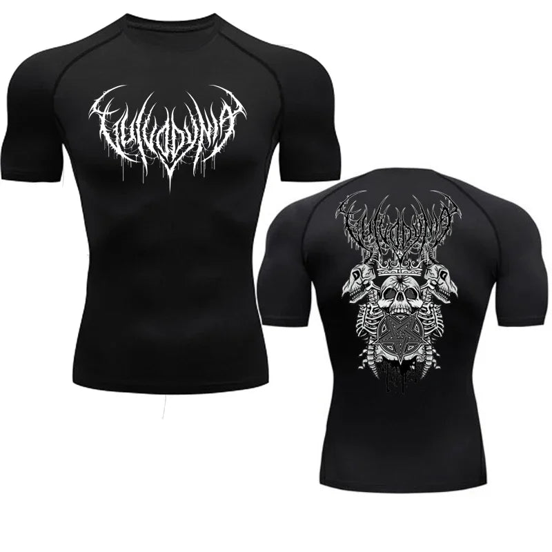 "Skull Crusher" Short Sleeve Compression Shirt