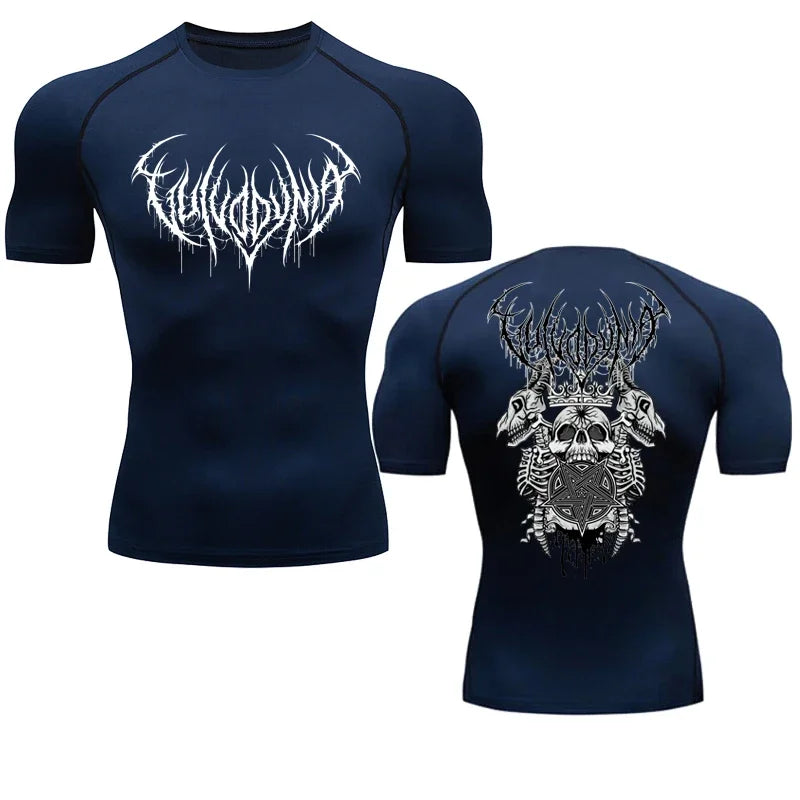 "Skull Crusher" Short Sleeve Compression Shirt