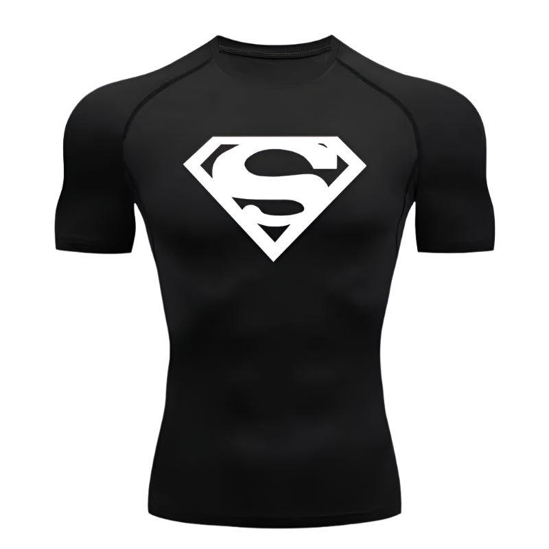 "SuperMan" Short Sleeve Compression Shirt